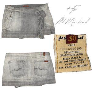 7 For All Mankind Mini Skirt